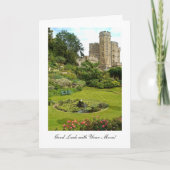 Windsorの城の堀の庭-あなたの移動を用いる運 カード (正面)