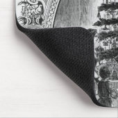 Windsorの城1848年のクリスマスツリー マウスパッド (コーナー)