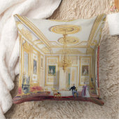 Windsorの城(色lの白い応接室 クッション (ブランケット)