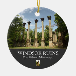 Windsorは概観のクリスマスのオーナメントを台無しにします セラミックオーナメント