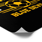 Windsor Blue Devils Soccer Ll 2025  ポスター (角)