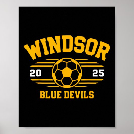 Windsor Blue Devils Soccer Ll 2025  ポスター (正面)