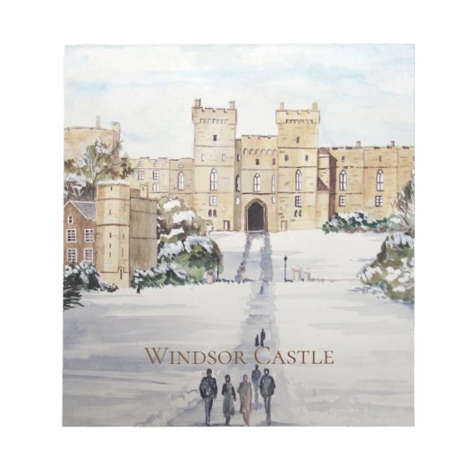 Windsor Castle by Farida Greenfield ノートパッド (正面)