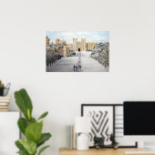 Windsor Castle by Farida Greenfield ポスター (ホームオフィス)