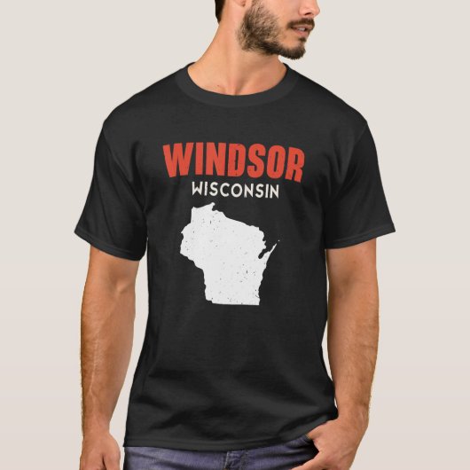 Windsor USA State America Travel Montanan Helena Tシャツ (正面)