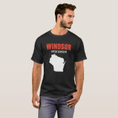 Windsor USA State America Travel Montanan Helena Tシャツ (正面フル)