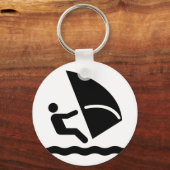 Windsurfシンボルキーチェーン キーホルダー (正面)