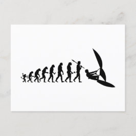 Windsurfer Evolutionstheorie des Wassersport ポストカード
