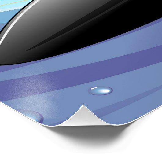 WindSurfer on Big海波 ポスター (コーナー)