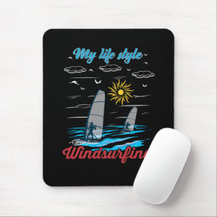 Windsurfing Is My Life Style マウスパッド