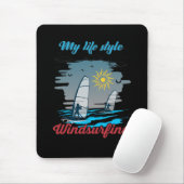 Windsurfing Is My Life Style マウスパッド (マウス)