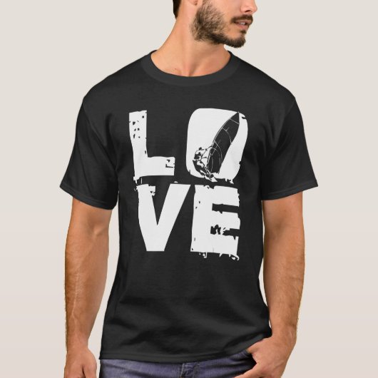 Windsurfing Love Windsurf Surfing Windsurfer 1 Tシャツ (正面)