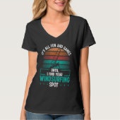 Windsurfing Spot Windsurf Board Funny Windsurfer S Tシャツ (正面)