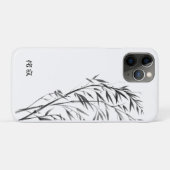 Windswept Bamboo, bent bamboo Case-Mate iPhoneケース (裏面(横))