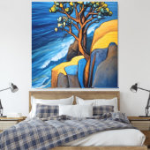 Windswept Serenity キャンバスプリント (インサイチュ (寝室))