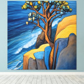 Windswept Serenity キャンバスプリント (インサイチュ (ウッドフロア))