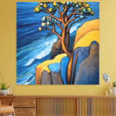 Windswept Serenity キャンバスプリント (インサイチュ (リビング))