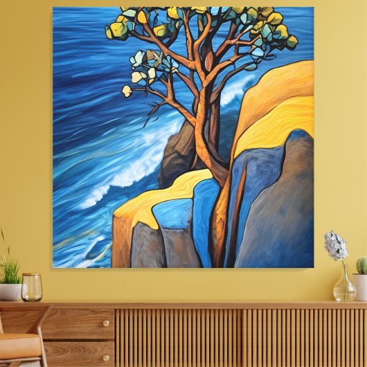 Windswept Serenity キャンバスプリント (インサイチュ (リビング))