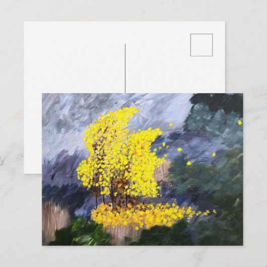 Windy Day Postcard ポストカード (正面/裏面)