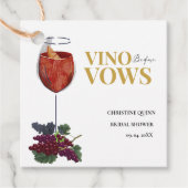 WiNeテイスティングブライダルシャワー フェイバータグ (正面)