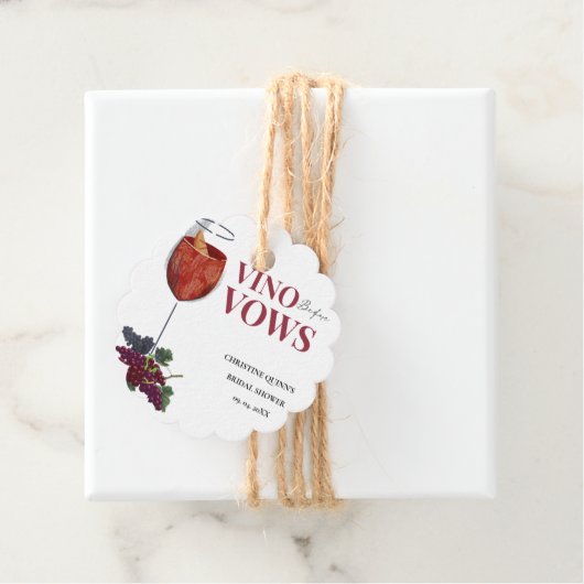 WiNeテイスティングブライダルシャワー フェイバータグ (インサイチュ)