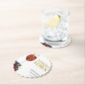 WiNeテイスティングブライダルシャワー ペーパーコースター (インサイチュ)