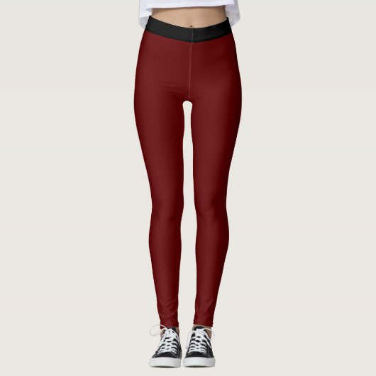 "WINE" - ACTIVEWEAR LEGGINGS レギンス (正面)