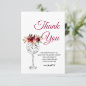 wine, adult, thank you card サンキューカード (スタンド正面)