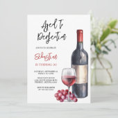 Wine Aged to Perfection Birthday Invitation 招待状 (スタンド正面)