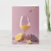 Wine and Cheers to Another Year カード (正面)