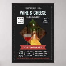 Wine And Cheese Pairing Event add photo and logo