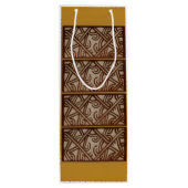 Wine Bag with unique Gold Art ワインギフトバッグ (裏面)
