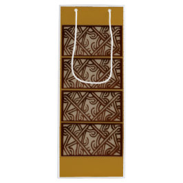 Wine Bag with unique Gold Art ワインギフトバッグ