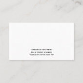 Wine Bar Winery Bartender Business Card 名刺 (裏面)
