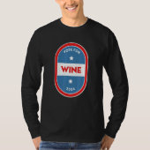 Wine  Bartender Political Election Parody 2024 Tシャツ (正面)