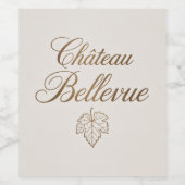 Wine Bottle Labe ワインラベル (シングルラベル)