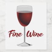 Wine Bottle Label ワインラベル (シングルラベル)