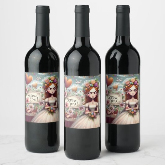 Wine bottle sticker ワインラベル (ボトル)