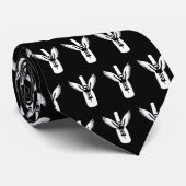 Wine Bottle with Wings and Corkscrew ネクタイ (ロール)