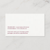 Wine Bottles Fork Logo | Vineyard 名刺 (裏面)