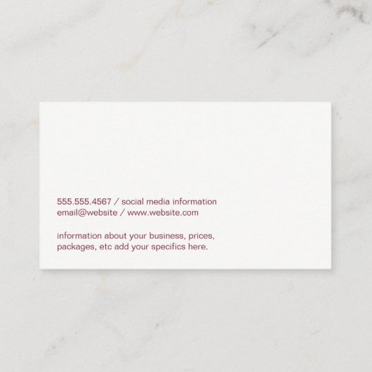 Wine Bottles Fork Logo | Vineyard 名刺 (裏面)