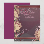 Wine Celebration Invitation 招待状 (正面/裏面)