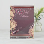 Wine Celebration Invitation 招待状 (スタンド正面)