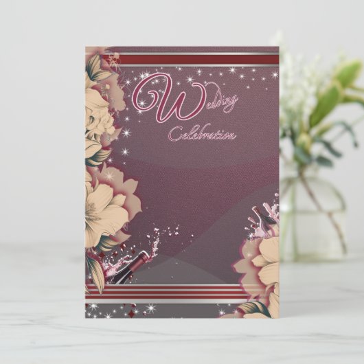 Wine Celebration Invitation 招待状 (スタンド正面)