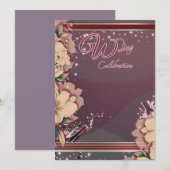 Wine Celebration Invitation 招待状 (正面/裏面)