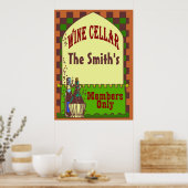 Wine Cellar ポスター (キッチン)
