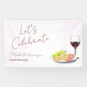 Wine & Charcuterie Bridal Shower 横断幕 (横)
