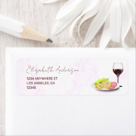 Wine & Charcuterie Engagement Party ラベル