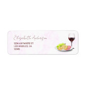 Wine & Charcuterie Engagement Party ラベル (正面)