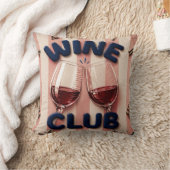 Wine Club Cheers Wine Rustic Winery Bar クッション (ブランケット)